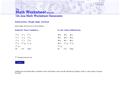 Subtraction: Single Digit, Vertical