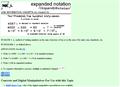 Expanded Notation & with Exponents