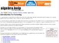 Introduction to Factoring
