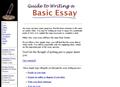 Guide to Writing a Basic Essay