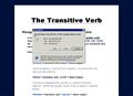 Transitive and intransitive verbs